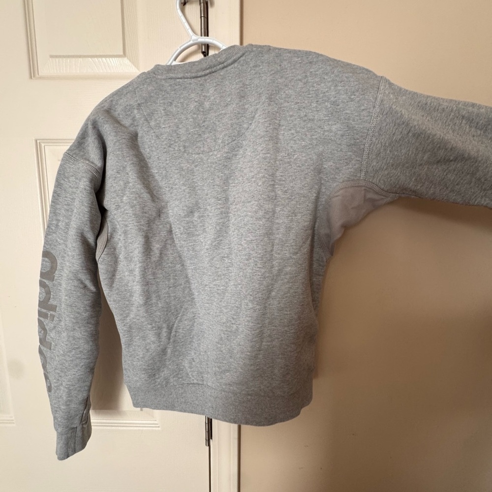 Adidas Women's Gray Crewneck Sweater - Picture 3 of 6